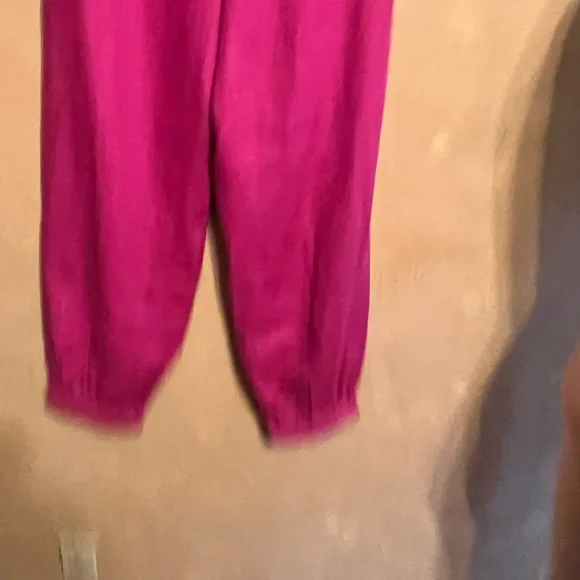 Farm Rio S Barbie Pink Linen Pants - Picture 7 of 8